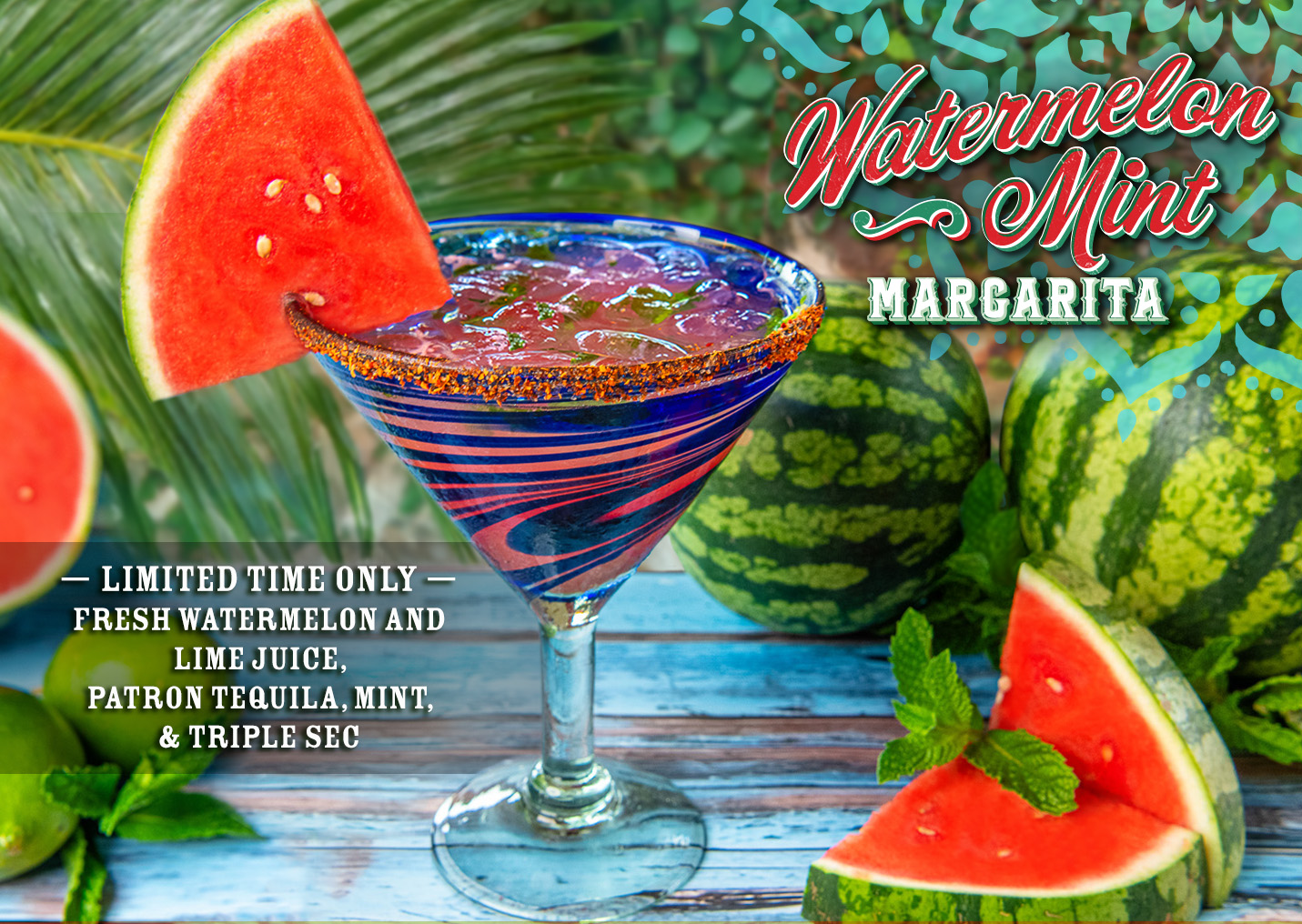Watermelon Mint margarita is back at Lupe Tortilla